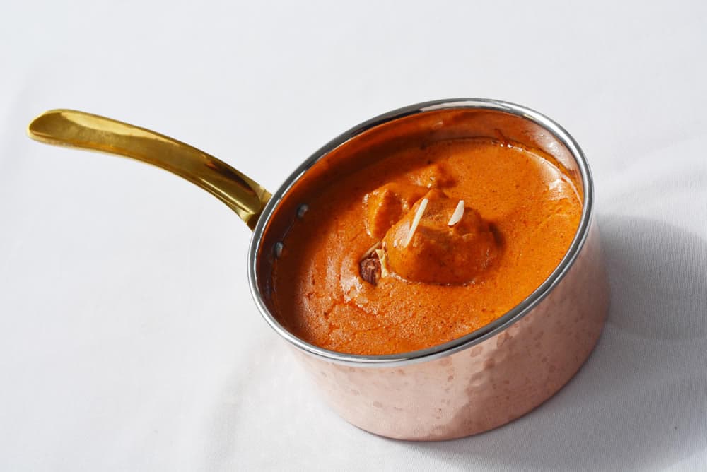 Indian food presentation Pahuna